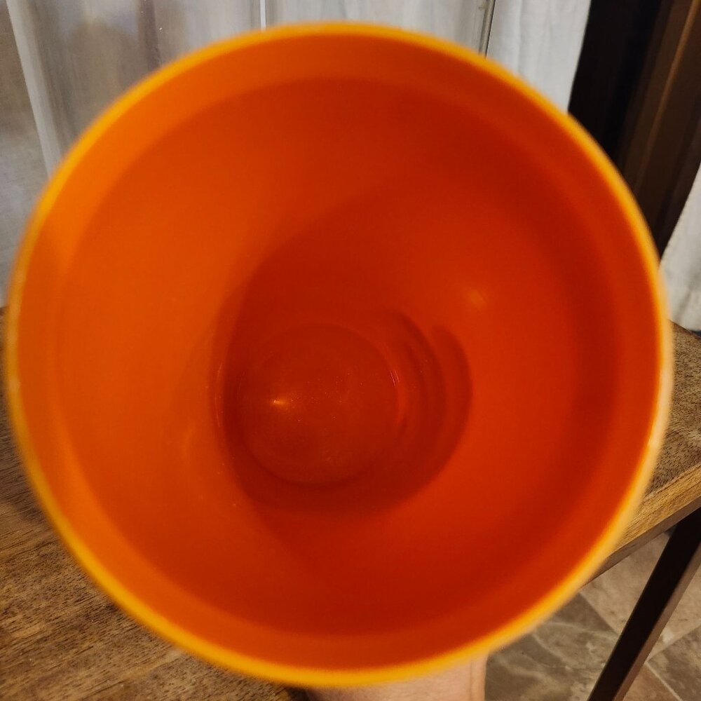 Vintage Tupperware Set of 3 Storage & Juice Containers 2 x 1486 and 262 Orange - Picture 3 of 12